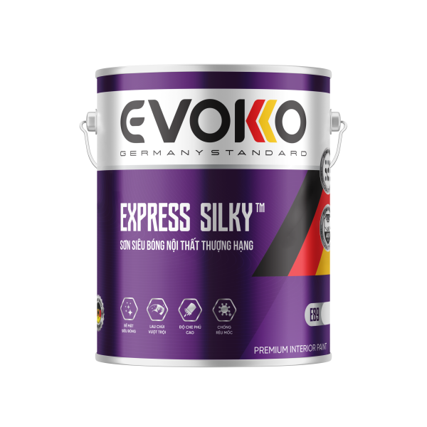 EVOKO EXPRESS SILKY™ – SƠN SIÊU BÓNG HỢP KIM NỘI THẤT