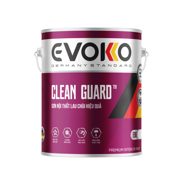 EVOKO CLEAN GUARD™ – SƠN LAU CHÙI VƯƠT TRỘI