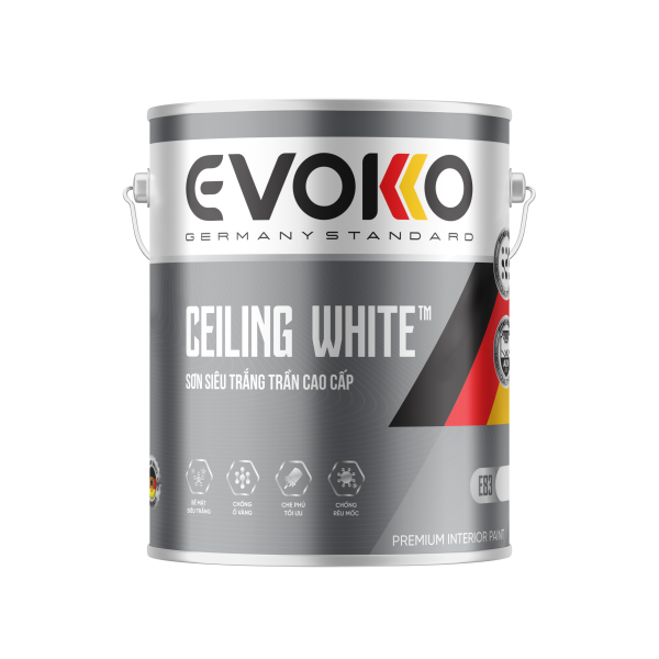 EVOKO CEILING WHITE™ - SƠN SIÊU TRẮNG CAO CẤP