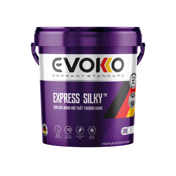 Alternative view of EVOKO EXPRESS SILKY™ – SƠN SIÊU BÓNG HỢP KIM NỘI THẤT